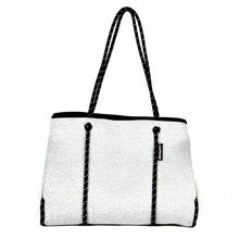 Load image into Gallery viewer, NEOPRENE TOTE BAG - LIGHT GREY