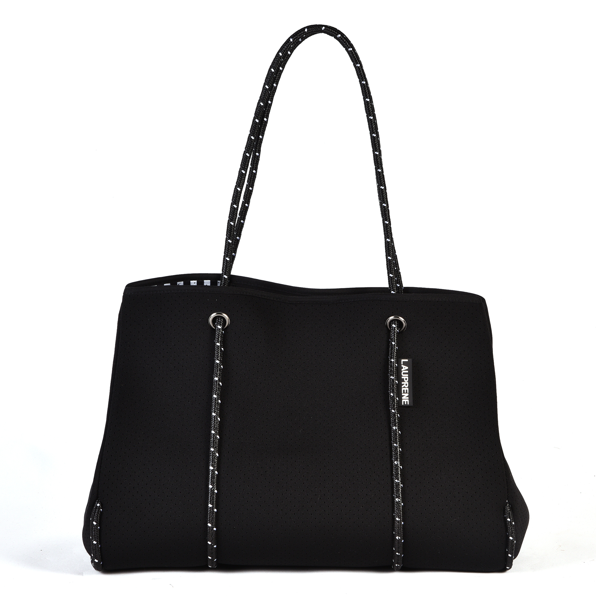 NEOPRENE TOTE BAG BLACK LAUPRENE AUSTRALIA