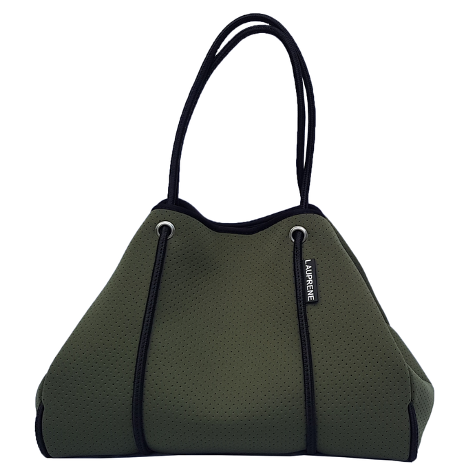 NEOPRENE TOTE BAG - KHAKI